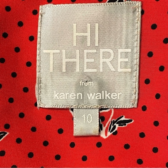 HI THERE from KAREN WALKER by ANTHROPOLOGIE OC Floradot Dress - Picture 7 of 8